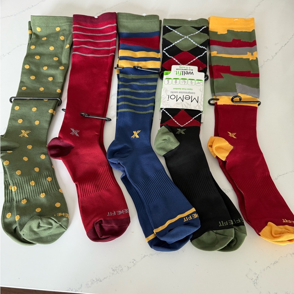MeMoi NEW Set of 5 Compression socks